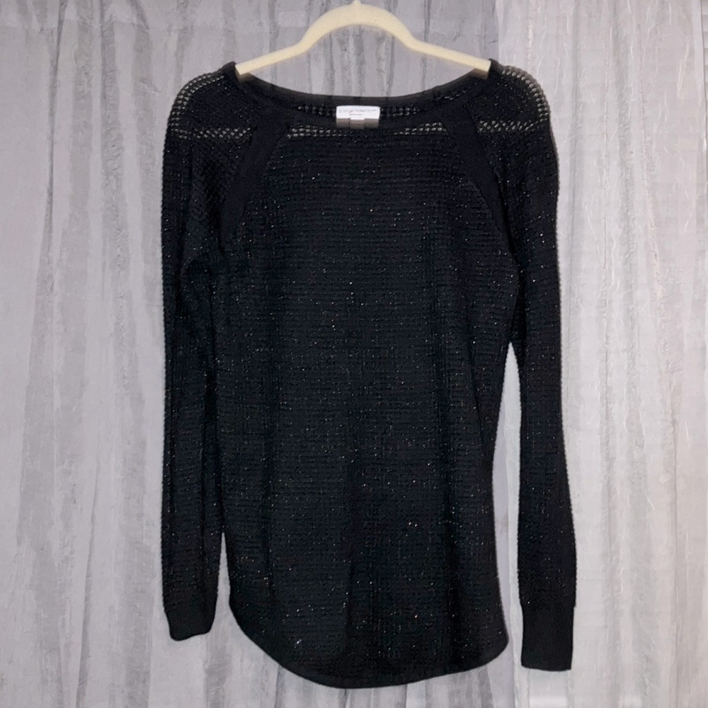 Liz Lange maternity light sparkling sweater med